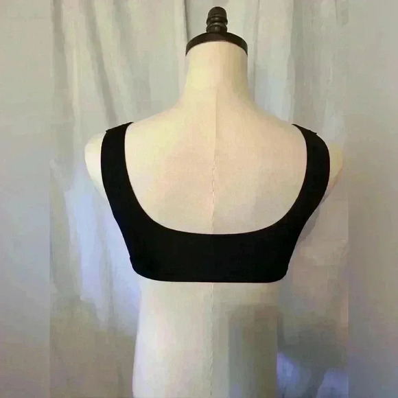 New. 3-pack Pull On Bras. Size Large. Stretch. Pink, Black, Grey. Lace Detail. - Picture 2 of 11